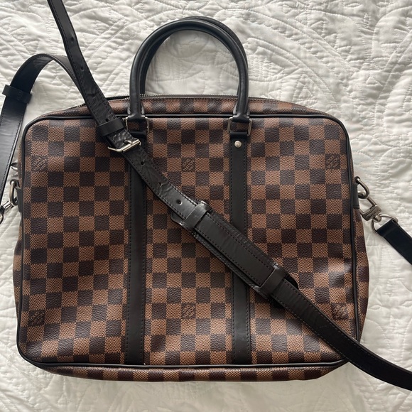AUTHENTIC LV "Porte-Document" Business Bag - Picture 1 of 15